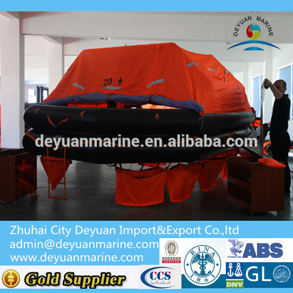 20 Man Throw Over Board Life Raft