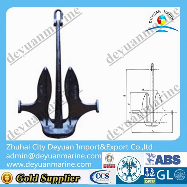5000KG Marine Offshore Moorfast Anchor for sale