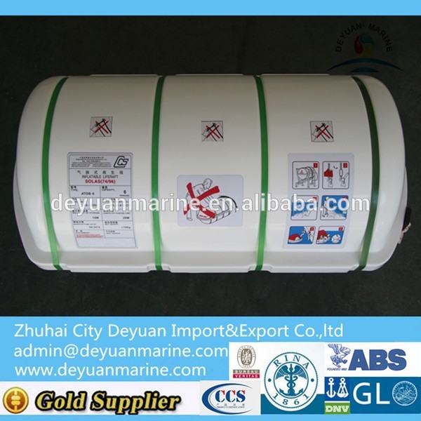 8 Man Throw-overboard Inflatable Life Raft For Sale