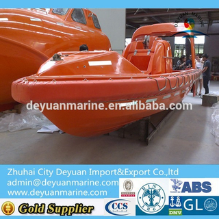 SOLAS Fast Rescue Boat Rescue Fiber Boat Military Boats Used Freefall Lifeboats For Sale