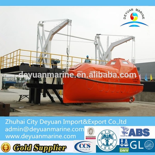 Totally Enclosed Lifeboats And Gravity Luffing Arm Type Davit
