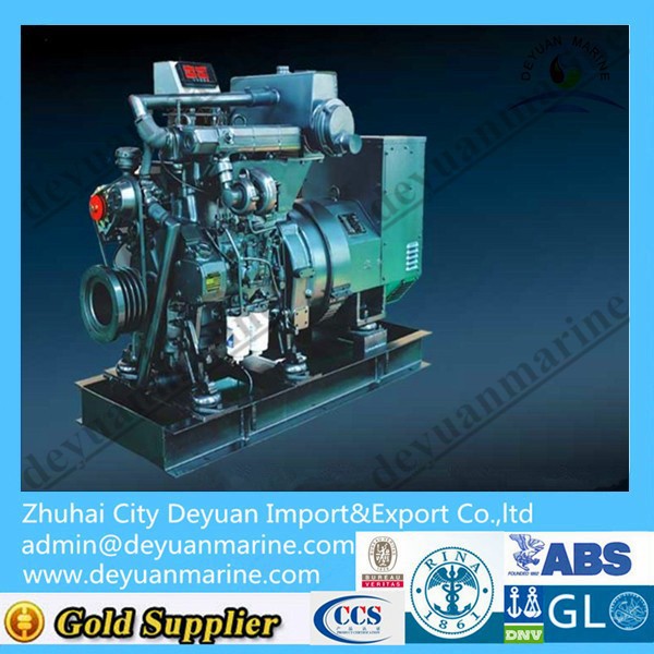 Marine diesel genset with CCS