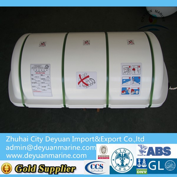 Davit-launched self-righting Inflatable Life raft for 35 Persons