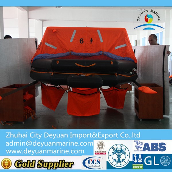 SOLAS Inflatable Throw Over Board Life Raft Price (6 Persons )