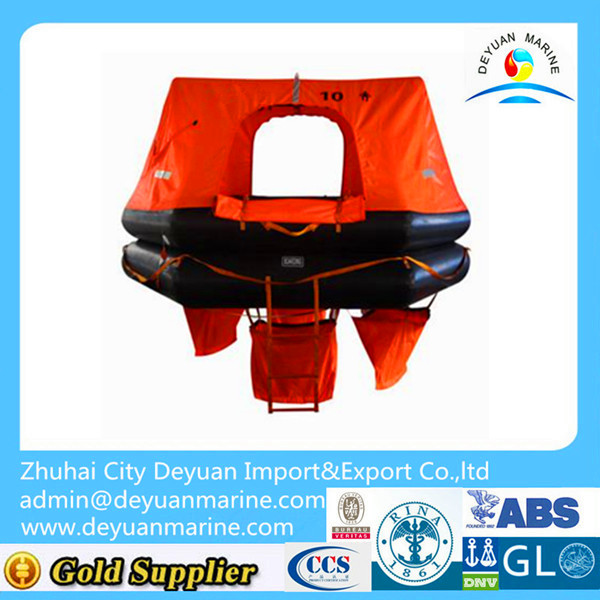 Throw-overboard Type 10 Person Inflatable Life raft Rigid Type Life Raft