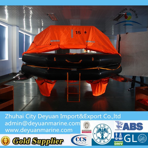10 Person Throw-overboard Type Inflatable Life raft For Fishing Boat