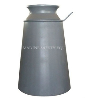 Marine mooring single roller fairlead with cleat CB436-2000 type A