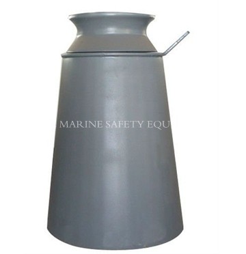 Marine mooring single roller fairlead with cleat CB436-2000 type A