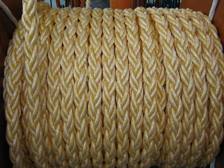 High tenacity 16 ply braided colorful polypropylene rope PP mooring rope
