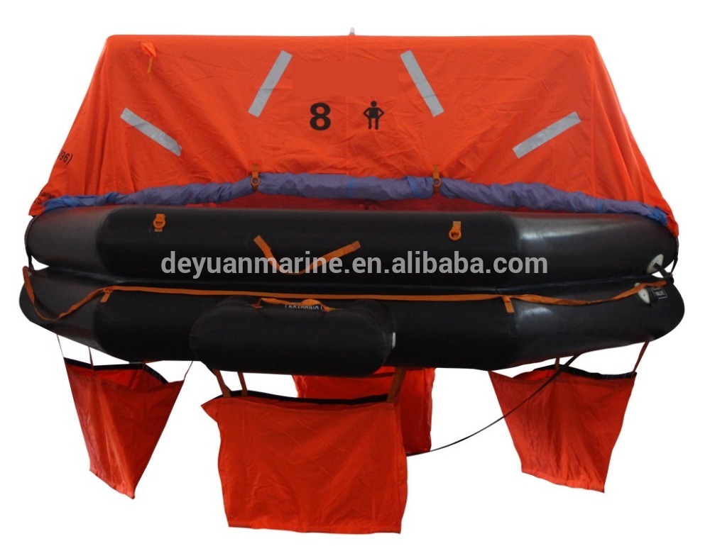 Hot Sale SOLAS Approved Cheap Throw Over Board Inflatable Life Raft