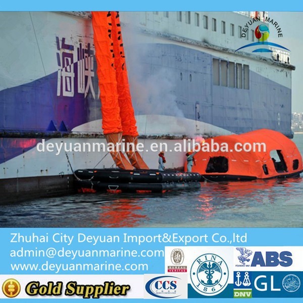 Double chute vertical passage marine evacuation system with CCS certificate