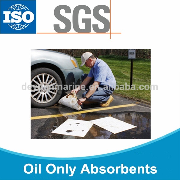 White Oil-Only Absorbent Pads