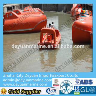 Marine speed boat 6 person rescue boat ABS boat