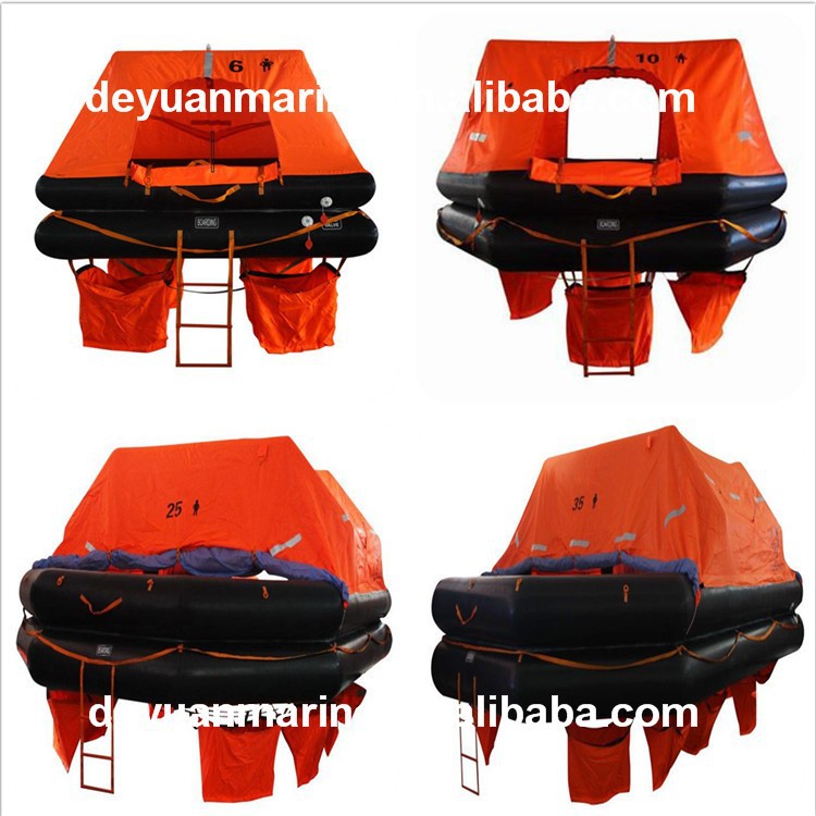 25 Man International Voyages Inflatable Liferaft