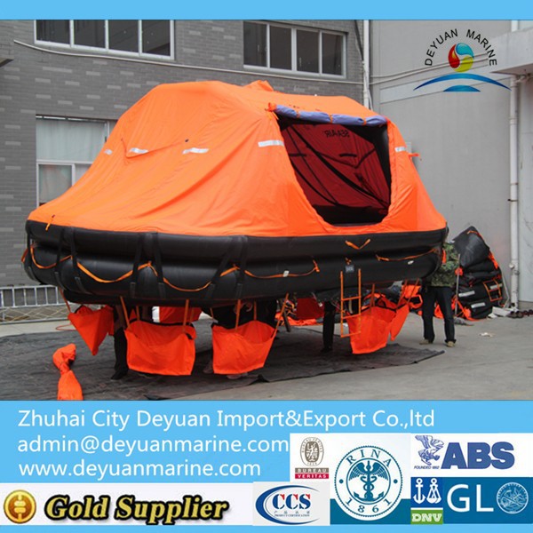 Davit-launched self-righting Inflatable Life raft for 35 Persons