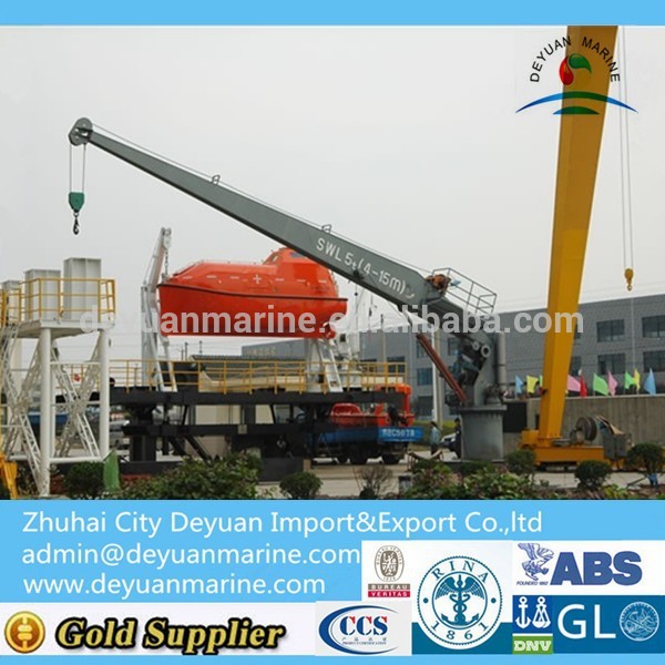 Single Arm Manual Slewing Raft Davit For Sale