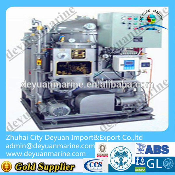 CCS approved 1.5 M3/h bilge oil water separator