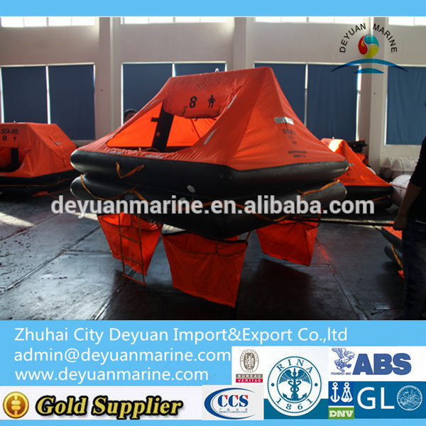 8 Man Yacht Type Throw-overboard Inflatable Life rafts for sale