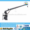 30KN/3T Marine Hydraulic Slewing Crane / Rescue Boat Liferaft Landing Device