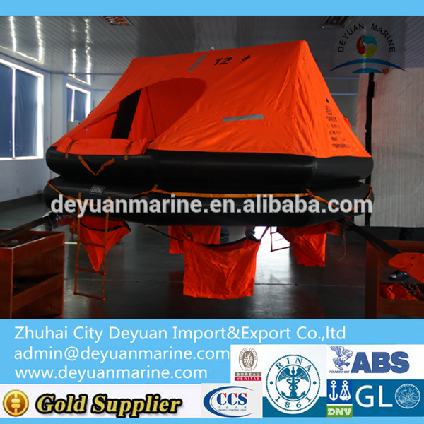 12 Man Throw-overboard Inflatable Life Raft With ZY Certificate