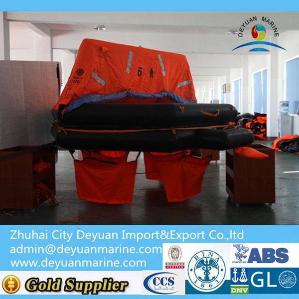 SOLAS Inflatable Throw Over Board Life Raft Price (6 Persons )
