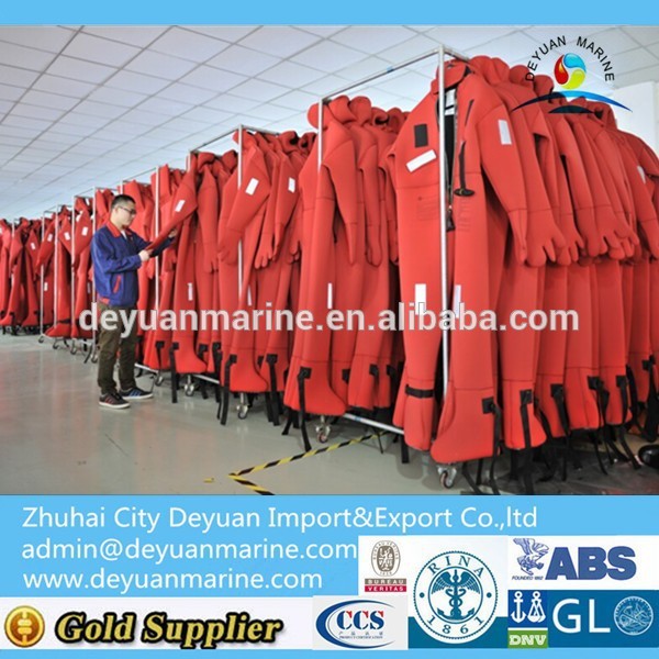 Marine Solas Approved Immersion Suit Thermal Protective Suit With Good Quality