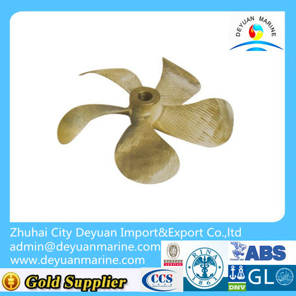 Alloy 5 Blade Marine fixed pitch propeller for bow thruster