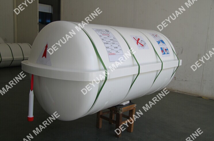 Solas and ISO Standard 25 Person Davit-Launched Inflatable Liferaft with CCS Certificate