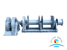 Double drums mooring winch