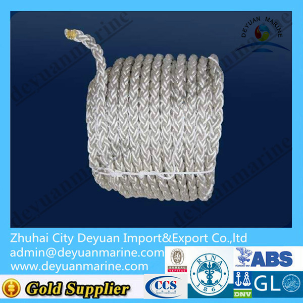 Marine use high breaking load winch nylon rope making machine moring rope