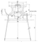 Mooring equipment type A Cleat Fairlead with Single Roller for hot sale