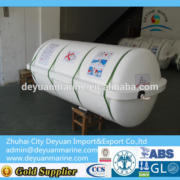 High Quality 20 Man davit launching liferaft self inflating life raft