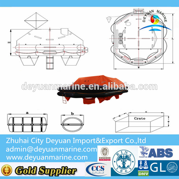 35 Man Throw Over Board Liferaft