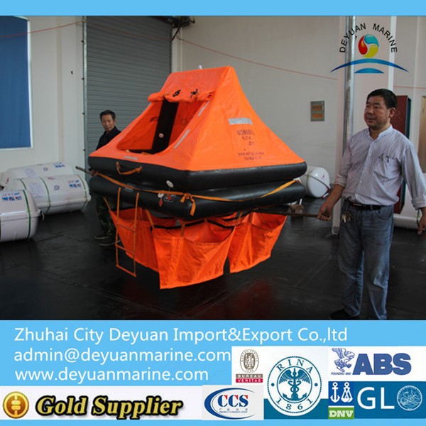Solas Approved Yacht Inflatable Life raft with 12 person