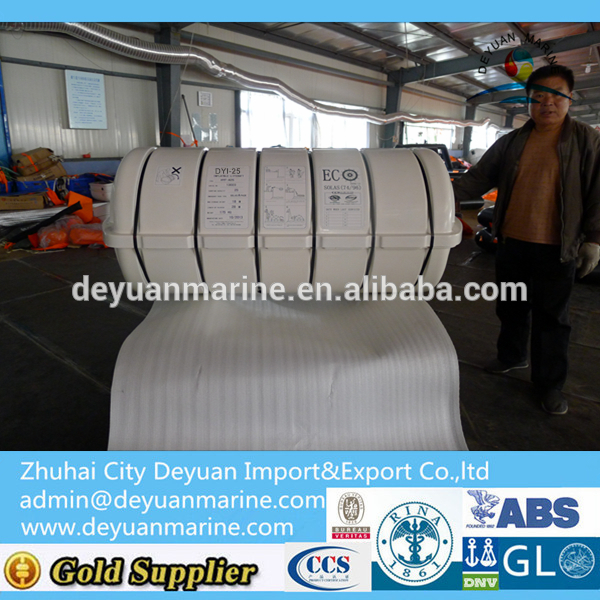 25 Person Throw-overboard Inflatable Life Raft