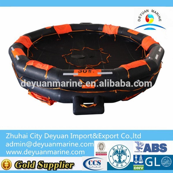30 Man Open-Reversible Inflatable Life Raft For Sale
