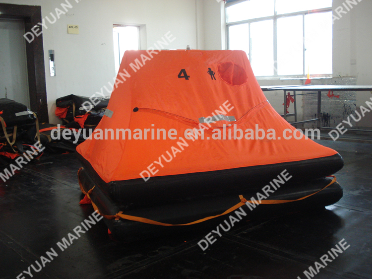 4 Man Yacht Inflatable River Life rafts for Solas standard