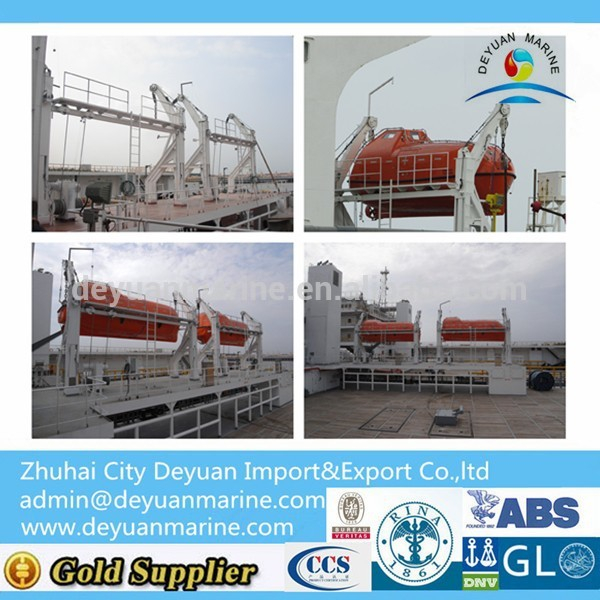 55KN Gravity Luffing Arm Type Davit