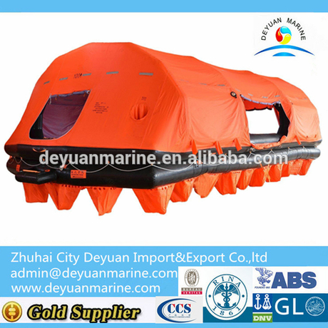 Inflatable Raft 100 100 Person Self-Righting Inflatable Life raft for sale From China ...