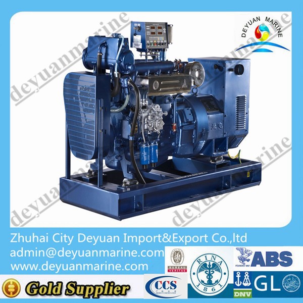Marine diesel genset with CCS