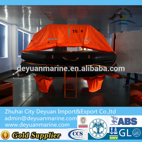 15 Person Throw-overboard Inflatable Life Raft