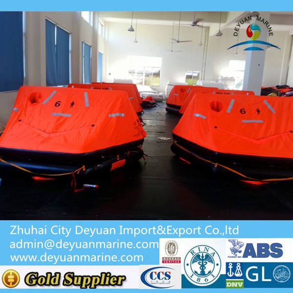 SOLAS Inflatable Throw Over Board Life Raft Price (6 Persons )