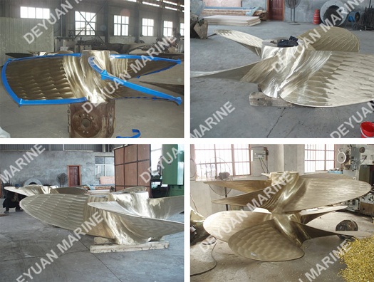 5 Blade Big Develop Area Ratio Ship Propeller