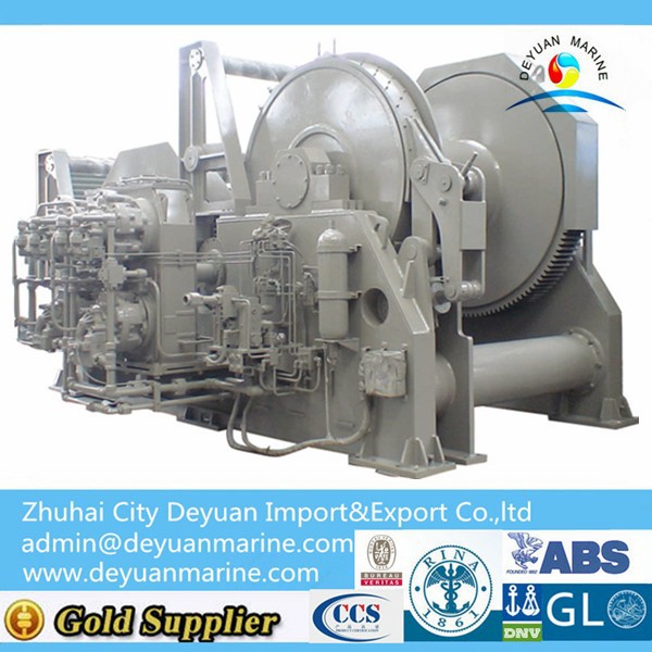 Hydraulic windlass and mooring winch for boat with CCS/ABS/DNV