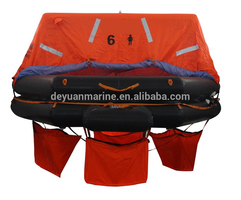 Hot Sale SOLAS Approved Cheap Throw Over Board Inflatable Life Raft