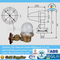 Waterproof Ship Incandescent Pendant Light CCD11-B For Sale