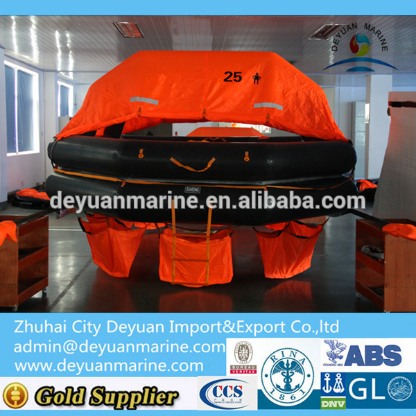 25 ManThrow-overboard Inflatable Liferaft