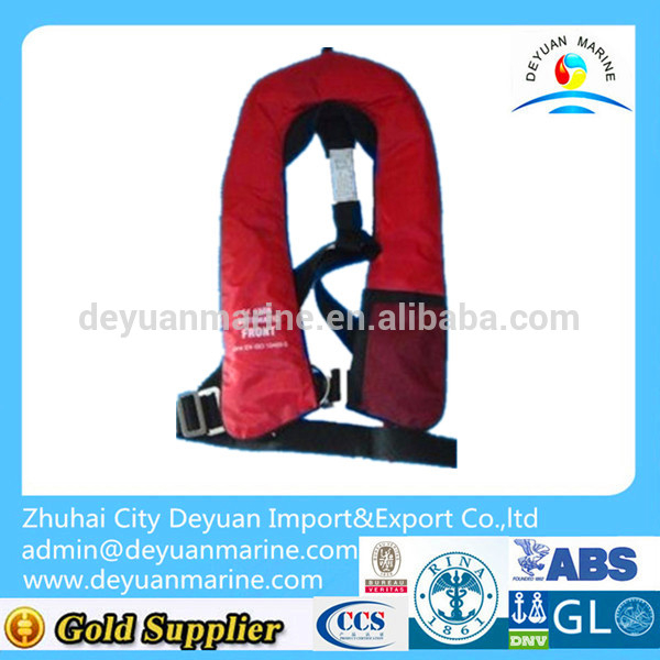 CE approved inflatable life vest for hot sale