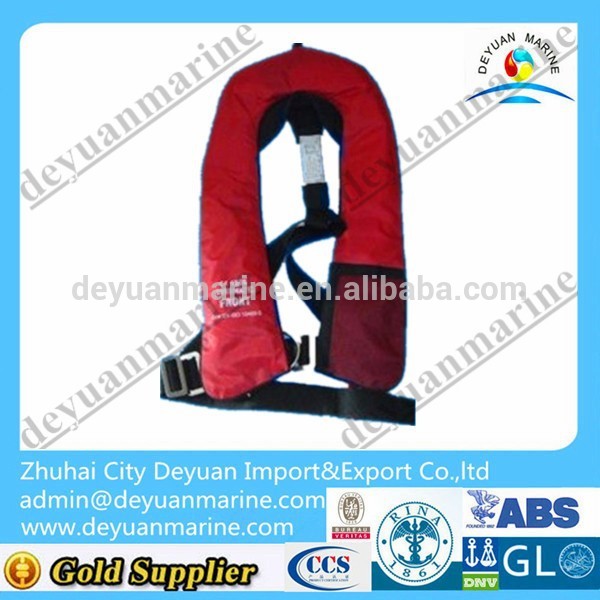 Nylon Waterproof SOLAS Standard Automatic Inflatable Life Jacket