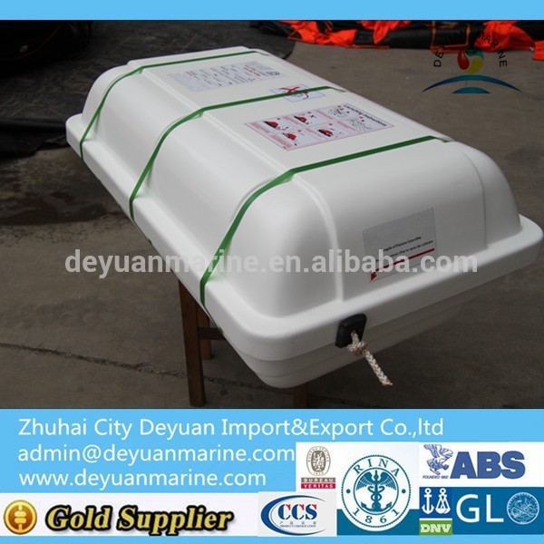 ZY Certificate Fishing Boat Inflatable Life Raft With 6 Persons